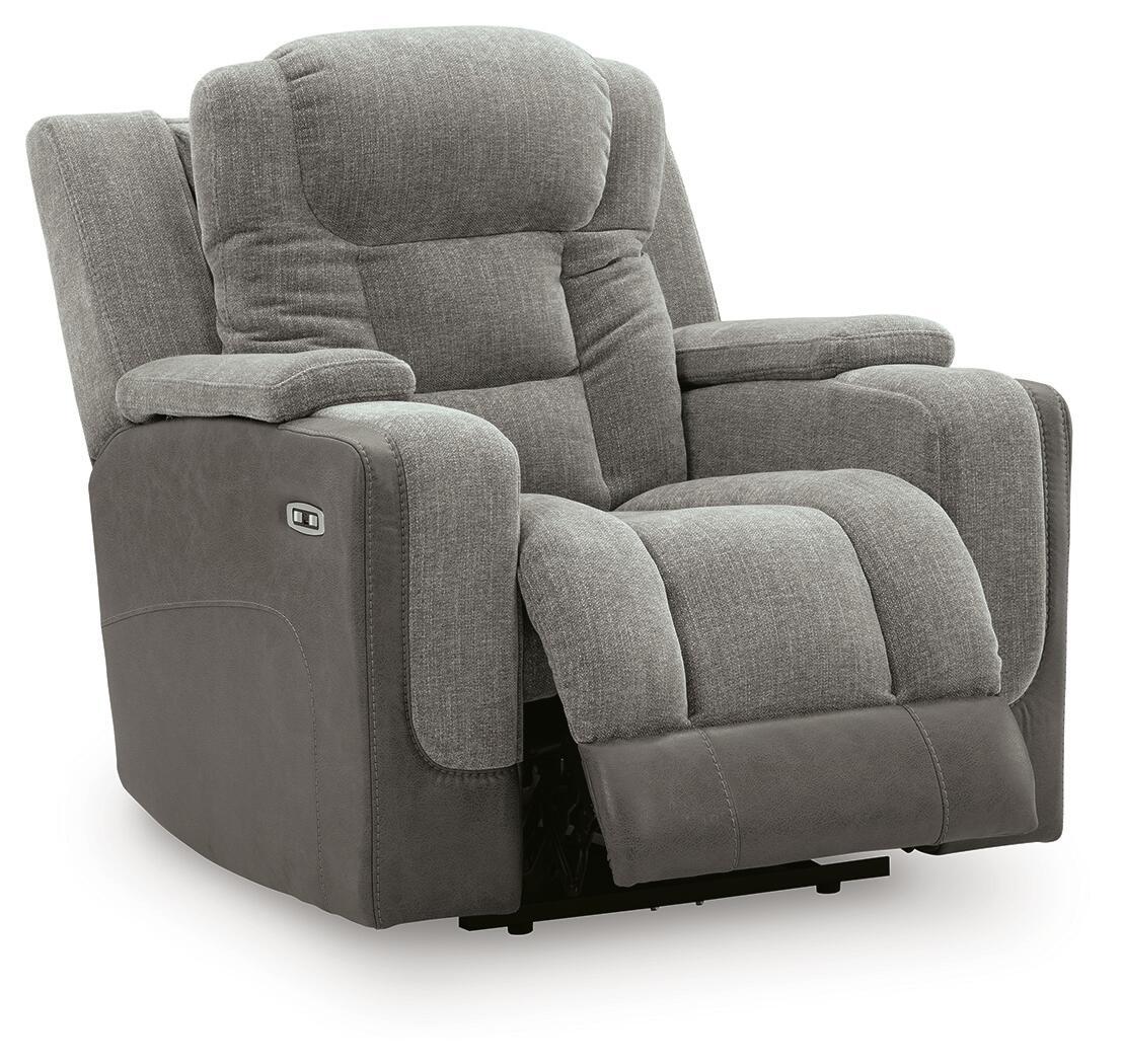 Movimiento mixto - Sillón reclinable eléctrico con reposacabezas ajustable