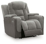 Movimiento mixto - Sillón reclinable eléctrico con reposacabezas ajustable