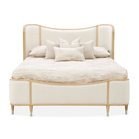 Camellia Field - Upholstered Panel Bed