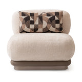 Bristol Point - Armless Chair - Fawn / Saddle Brown