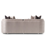 Carmela - Sofa - Zinc/Silver