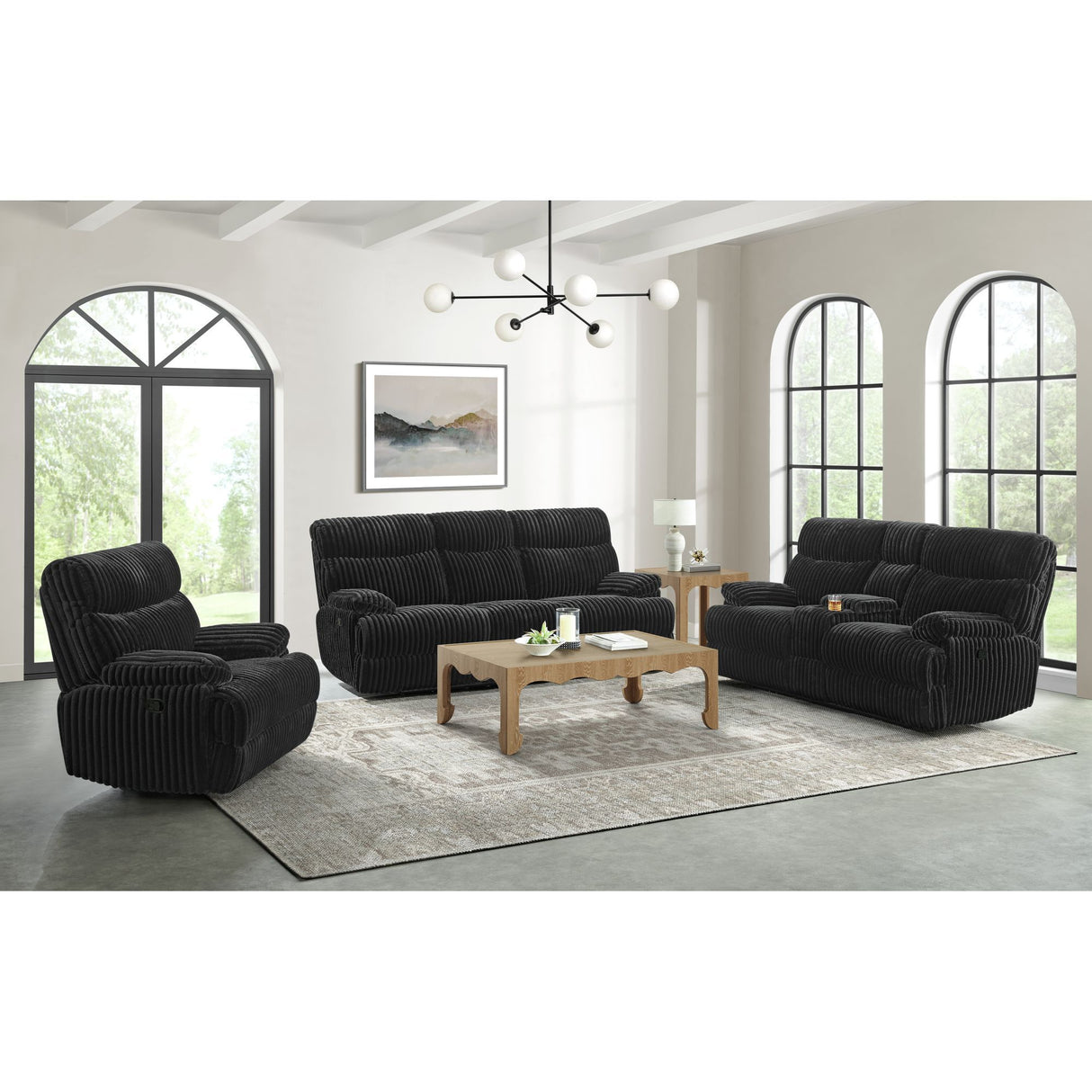 Almirante - Sillón reclinable motorizado - Negro