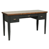 Essex - Writing Desk - Black / Whiskey