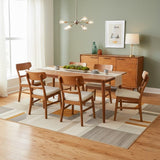 Moderno Americano - Mesa de Comedor de Madera