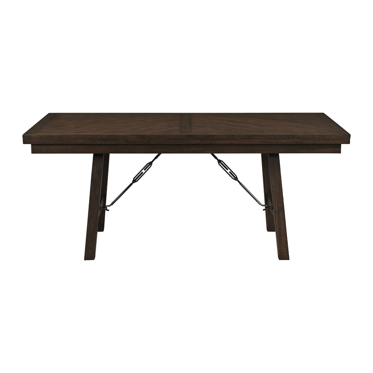 Jax - Juego de comedor de 6 piezas (Mesa de 72", cuatro sillas y banco) - Cerezo