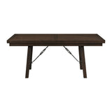Jax - Juego de comedor de 6 piezas (Mesa de 72", cuatro sillas y banco) - Cerezo
