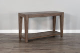 Doe Valley - Mahogany Wood Coffee Table With Casters