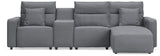 Modmax II - Seccional reclinable - Sal y pimienta