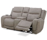 Penfield - Sillón de dos plazas Power Zero G Console con calefacción, masaje y altavoces P3 - Frappe