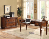 Huntington - 2 Drawer Lateral File - Antique Vintage Pecan