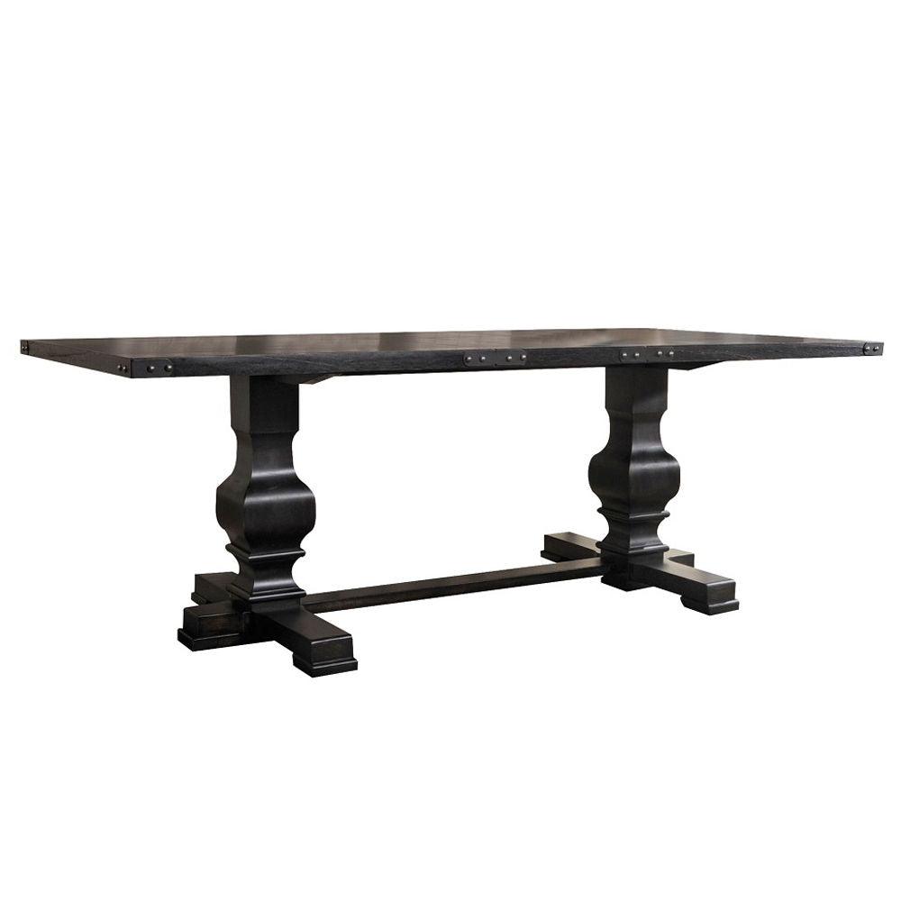 Morland - Mesa de comedor - Negro vintage