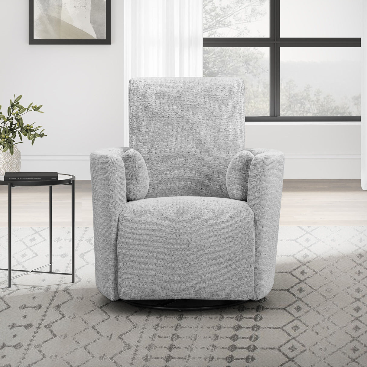 Turner - Sillón reclinable giratorio manual