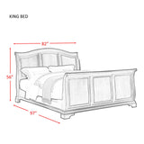 Cameron - Sleigh Bed