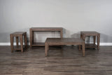 Doe Valley - Mahogany Wood Coffee Table - Taupe Brown
