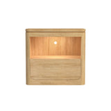 Rosalie - Mesita de Noche con USB y LED