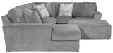 Glacier - Sectional With Cocktail Ottoman