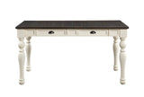 Joanna - 4-Drawer Dining Table - White