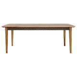 Partridge - Rectangular Dining Table - Natural Sheesham