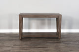 Doe Valley - Mahogany Wood Coffee Table With Casters