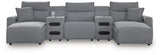 Modmax II - Seccional reclinable - Sal y pimienta