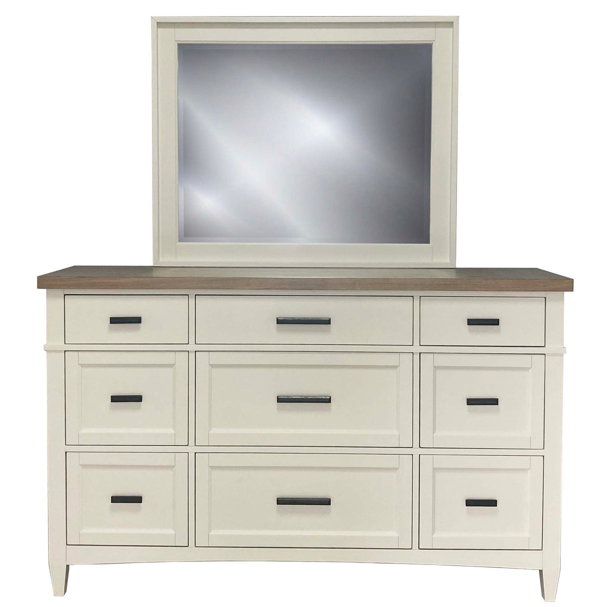 Americana Modern Bedroom - 9 Drawer Dresser