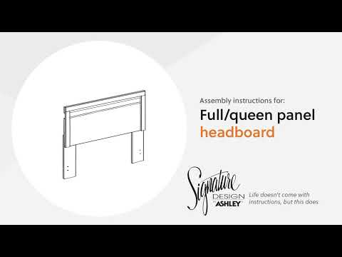 Finch - Cabecero de panel Queen - Negro