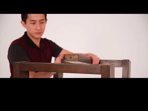 Watson - Mesa de sofá - Marrón oscuro