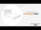 Kerisden - Base de Cama Completa con Cabecera y Pie de Cama