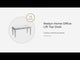 Realyn - Escritorio Elevable para Oficina en Casa - Blanco / Marrón