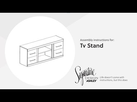 Derekson - Mueble de TV LG con opción de chimenea - Gris multi