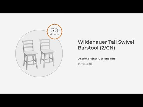 Wildenauer - Taburete giratorio (juego de 2)