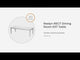 Realyn - Mesa de comedor rectangular extensible - Blanco desgastado