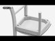 Valebeck - Silla de comedor tapizada (Juego de 2) - Beige / Blanco