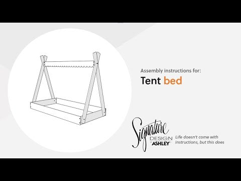 Hallityn - Cama completa en caja de campaña
